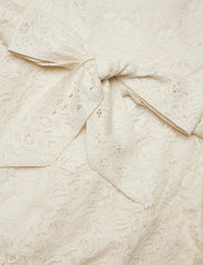 Lauren Ralph Lauren - Lace Short-Sleeve Dress - trumpos suknelės - mascarpone cream - 3