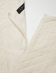 Lauren Ralph Lauren - Lace Short-Sleeve Dress - trumpos suknelės - mascarpone cream - 4