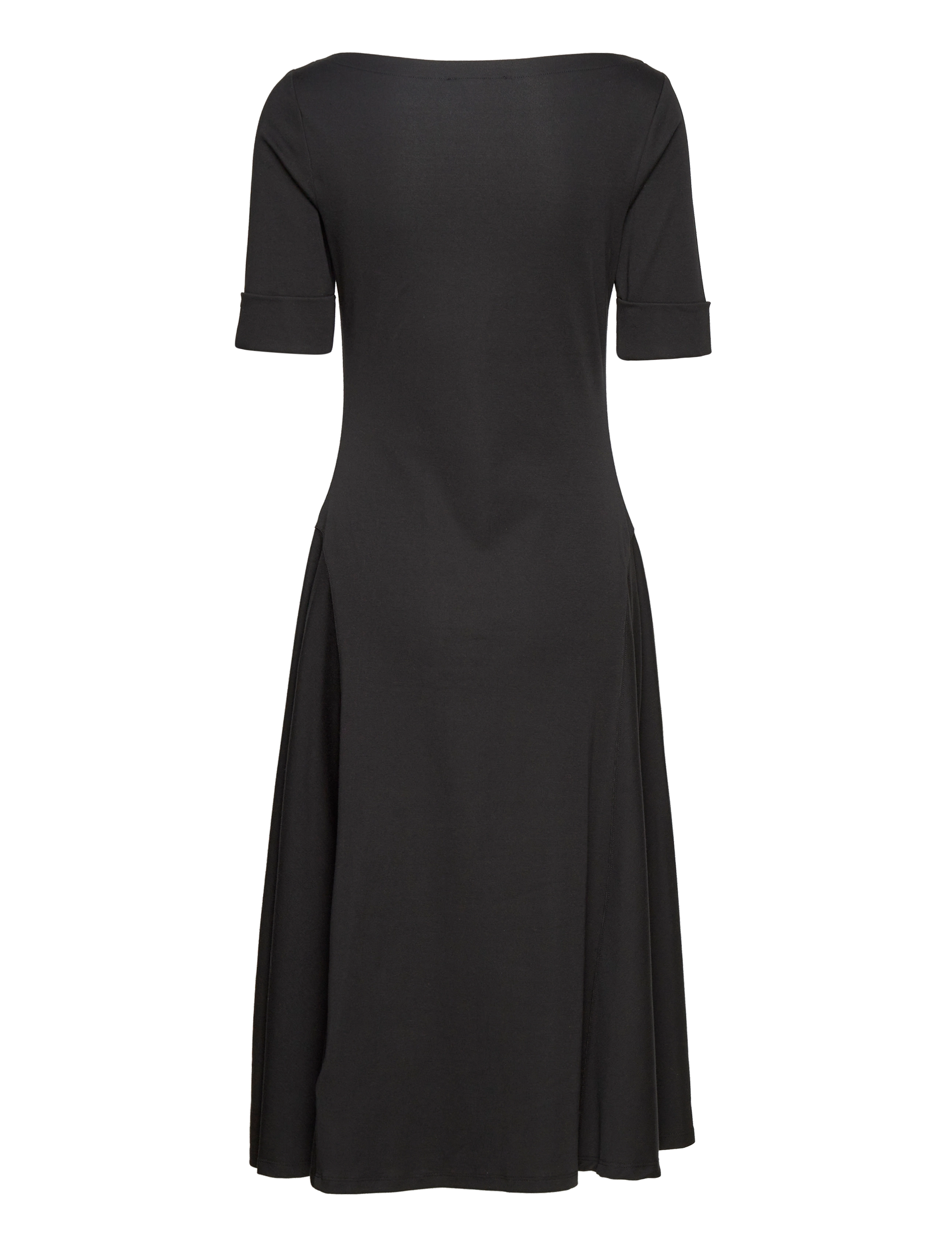 Lauren Ralph Lauren - Stretch Cotton Midi Dress - black - 2
