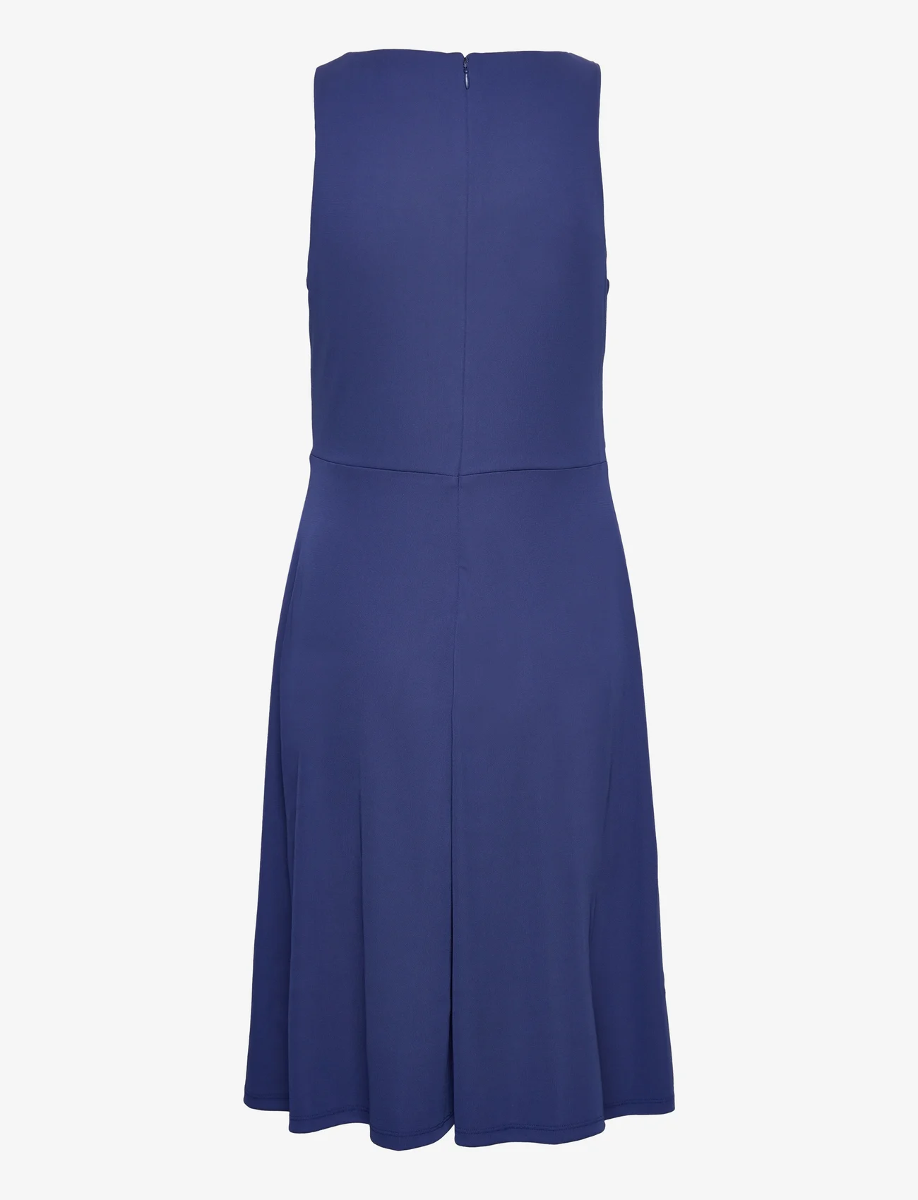 Lauren Ralph Lauren - Surplice Jersey Sleeveless Dress - vakarėlių drabužiai išparduotuvių kainomis - blue yacht - 1