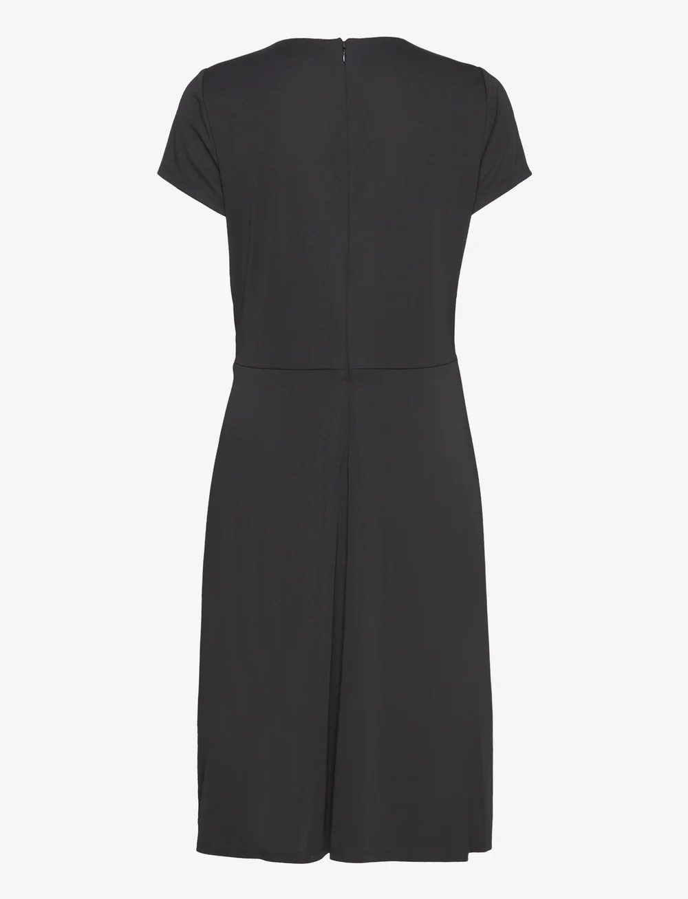 Lauren Ralph Lauren - Surplice Jersey Dress - slå-om-kjoler - black - 2
