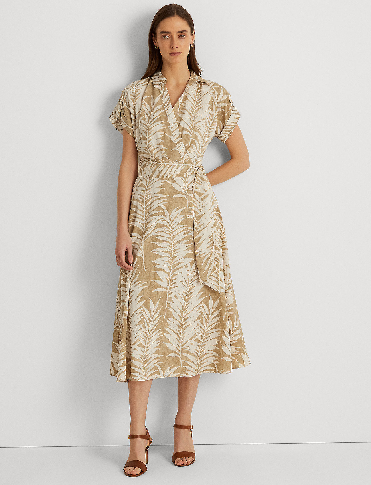 Lauren Ralph Lauren Print Crepe Dress - Midi dresses 
