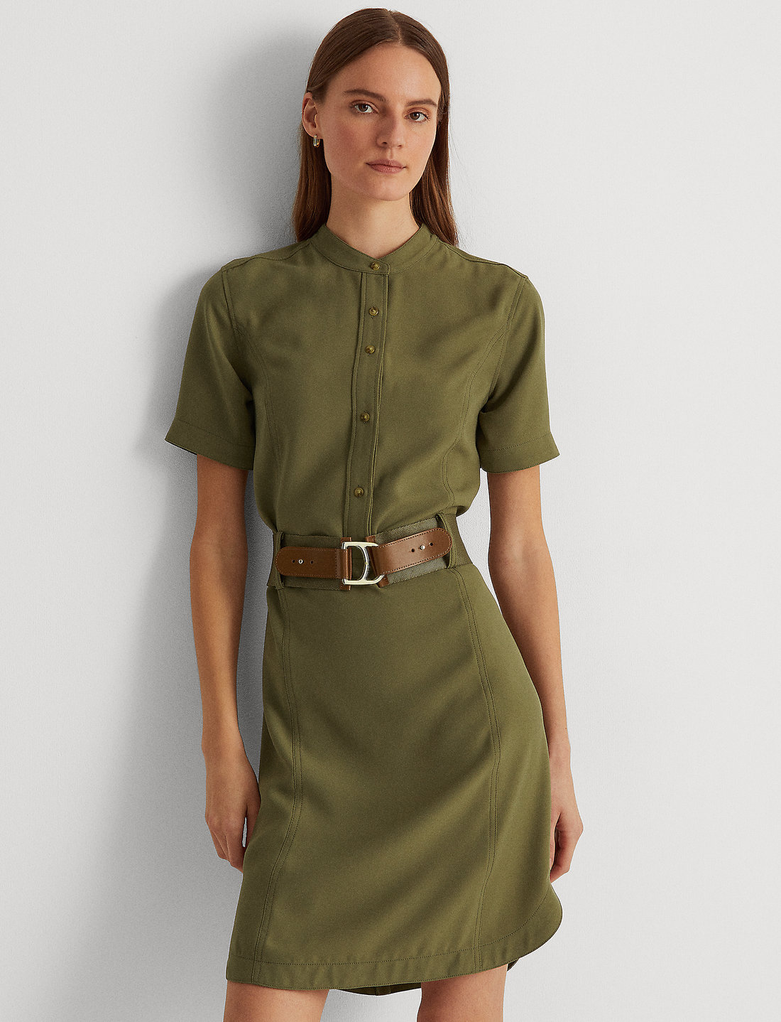 Georgette shirt dress ralph lauren Clearance