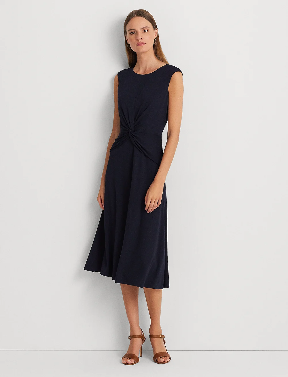 Ralph lauren two tone jersey dress shop