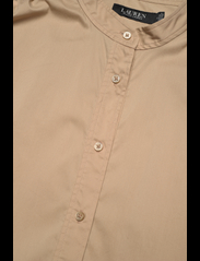 Lauren Ralph Lauren - Cotton Blouson-Sleeve Shirtdress - marškinių tipo suknelės - birch tan - 3