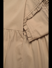 Lauren Ralph Lauren - Cotton Blouson-Sleeve Shirtdress - marškinių tipo suknelės - birch tan - 4