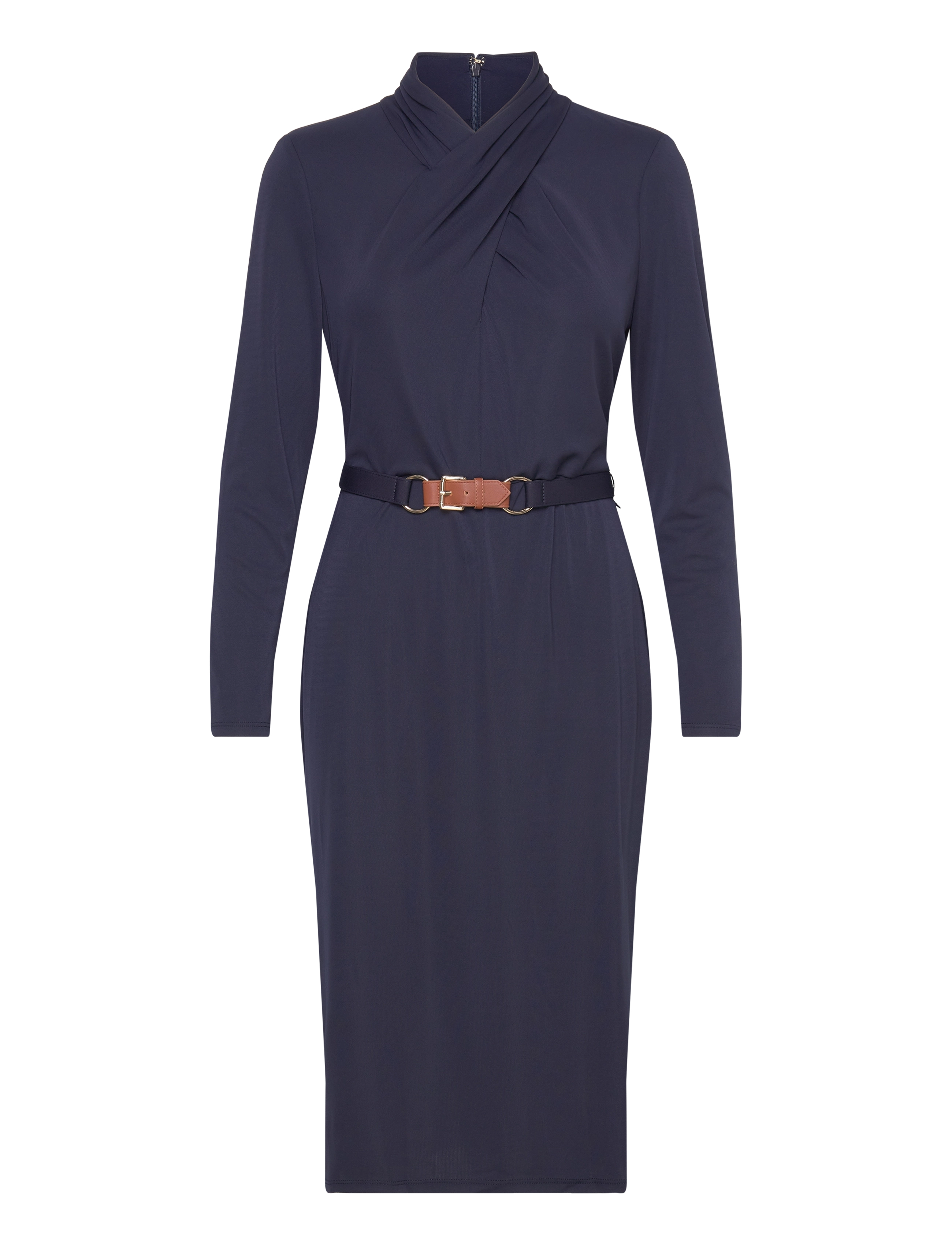 Lauren Ralph Lauren - STR MATTE JERSEY-DRESS - lighthouse navy - 1