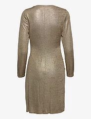 Lauren Ralph Lauren - Foil-Print Jersey Dress - cocktail dresses - gold - 2
