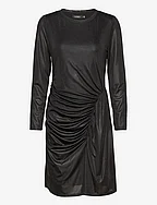 Foil-Print Jersey Dress - POLO BLACK