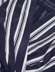 Lauren Ralph Lauren - Striped Tie-Front Crepe Midi Dress - hõlmikkleidid - navy/white - 3