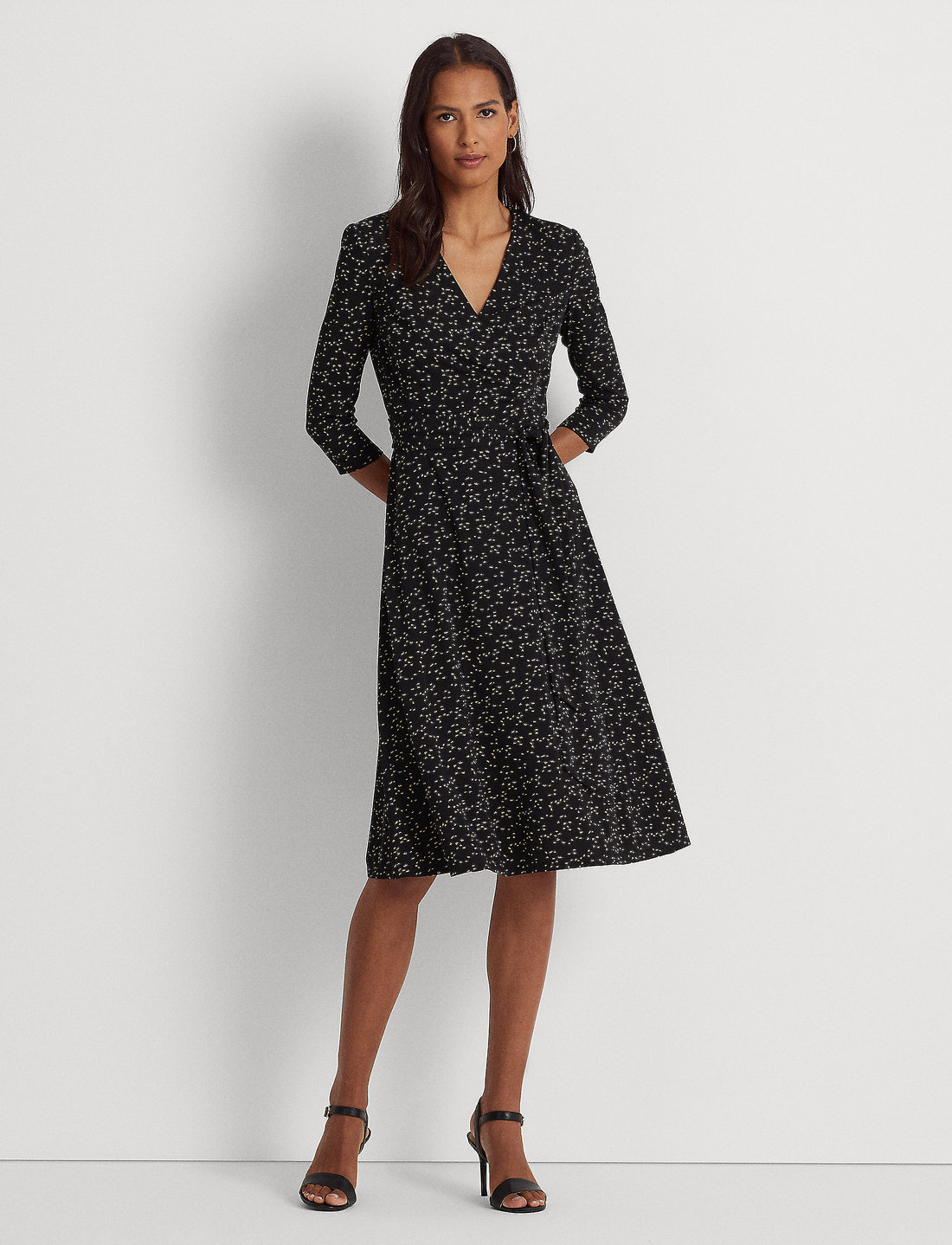 Lauren ralph lauren surplice jersey deals dress