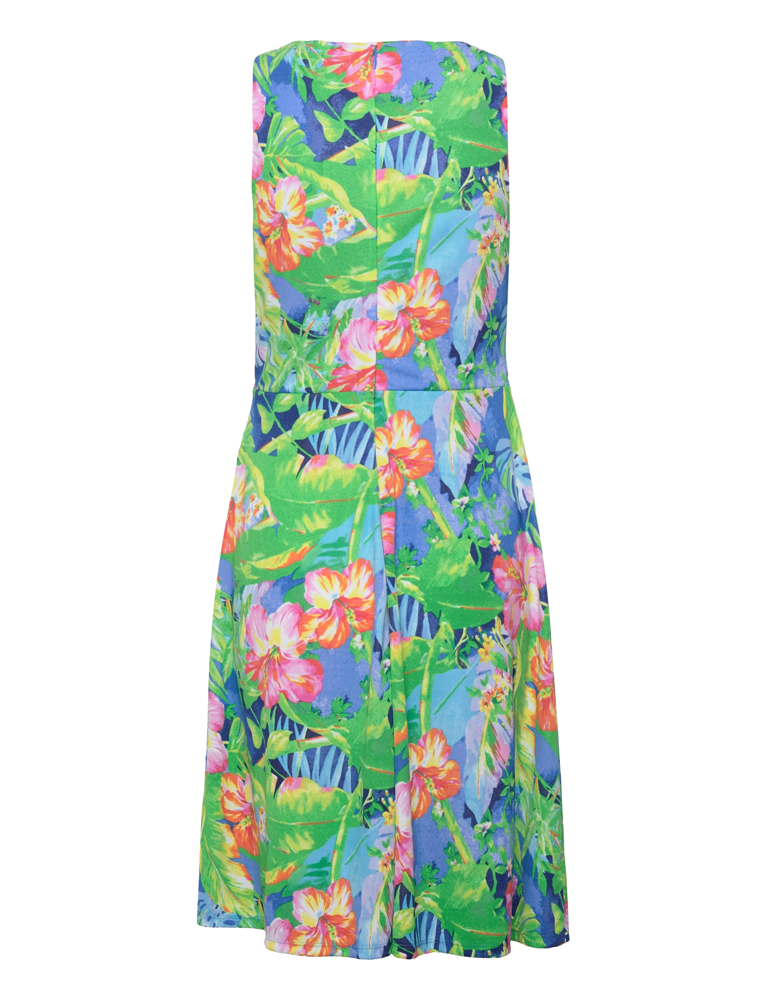 Lauren Ralph Lauren - STR MATTE JERSEY-DRESS - green/blue multi - 1