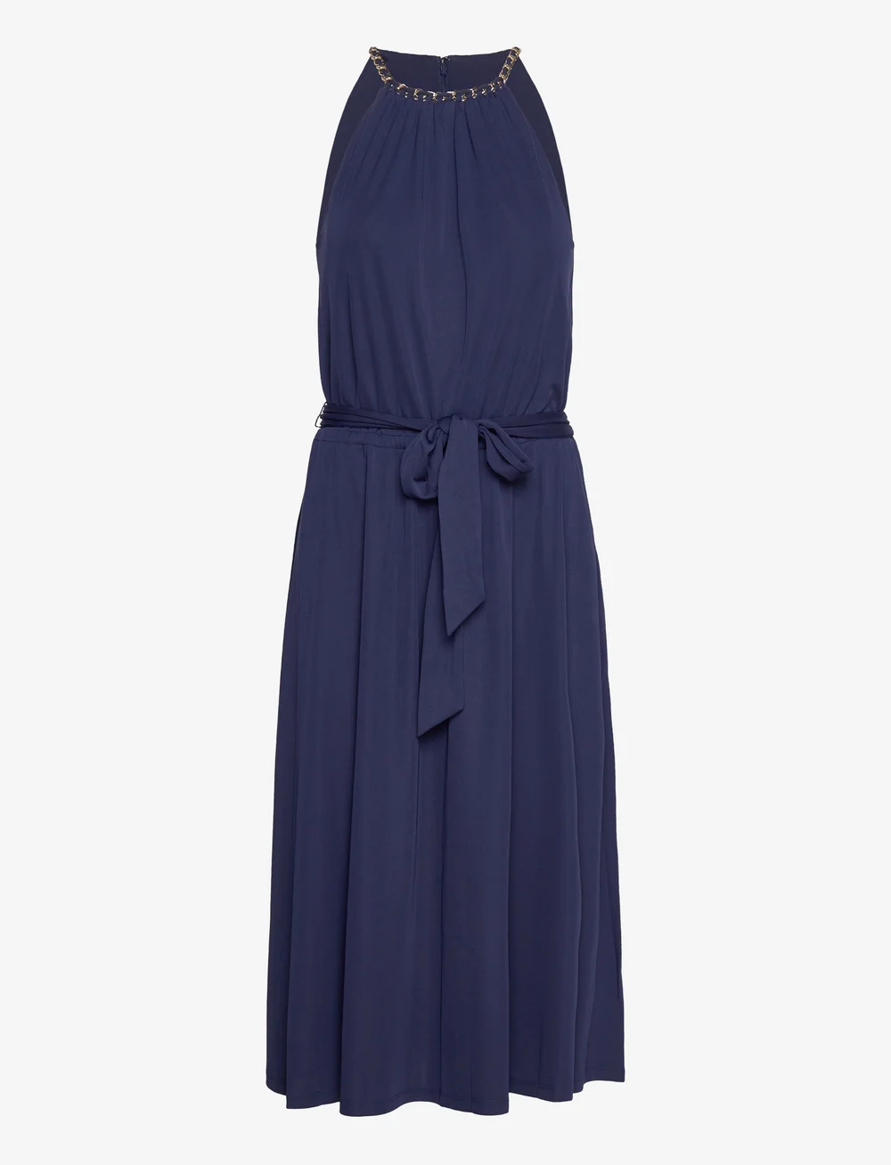 Jersey top halter dress