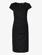 Stretch Jersey Dress - BLACK