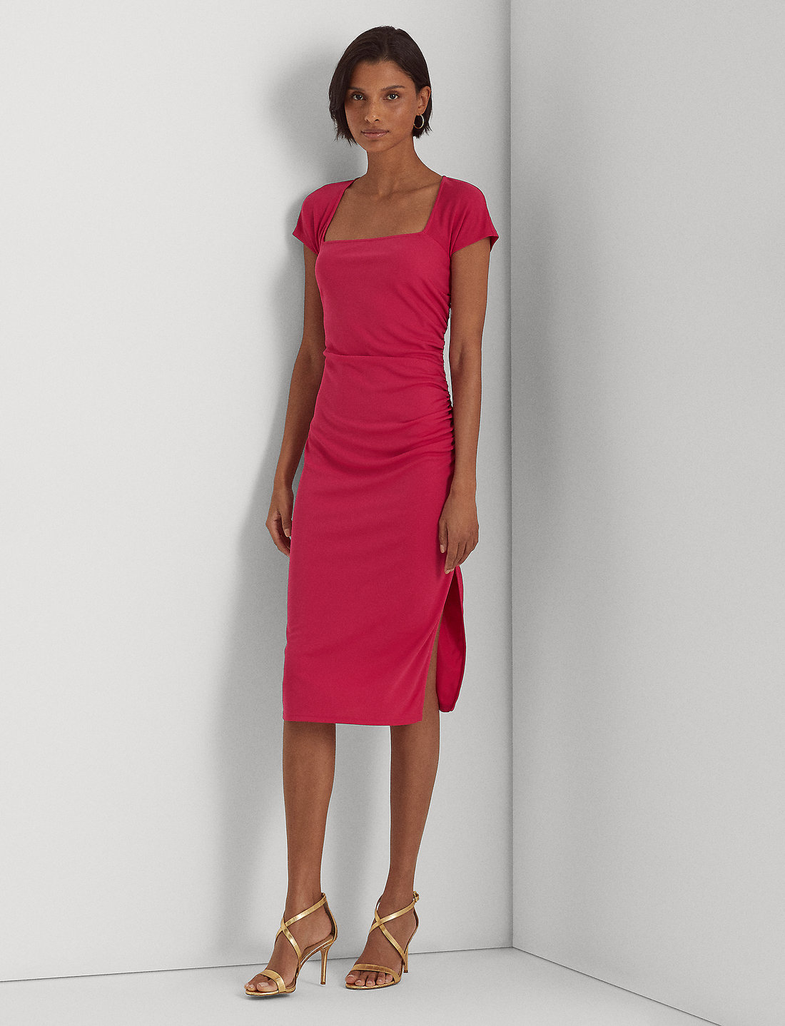 Stretch jersey dress best sale
