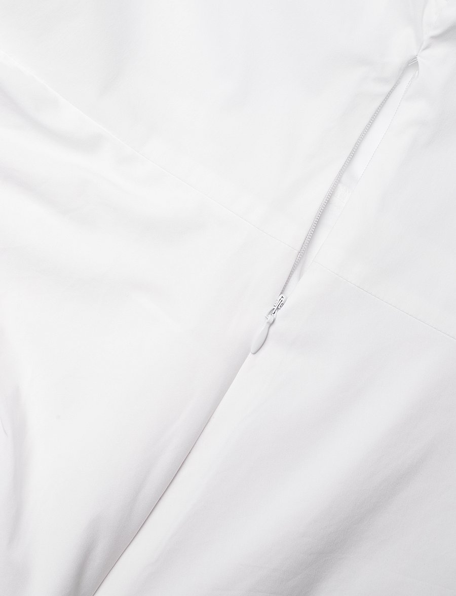 Lauren Ralph Lauren - Twist-Front Cotton-Blend Shirtdress - skjortekjoler - white - 3