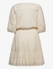 Lauren Ralph Lauren - COTTON CRINKLE-DRESS - vasarinės suknelės - mascarpone cream - 1