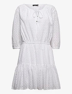 Eyelet-Embroidered Cotton Dress, Lauren Ralph Lauren