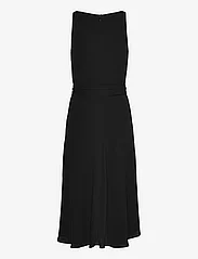 Lauren Ralph Lauren - Belted Crepe Sleeveless Dress - sommerkjoler - black - 1