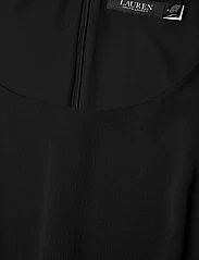 Lauren Ralph Lauren - Belted Crepe Sleeveless Dress - sommerkjoler - black - 2