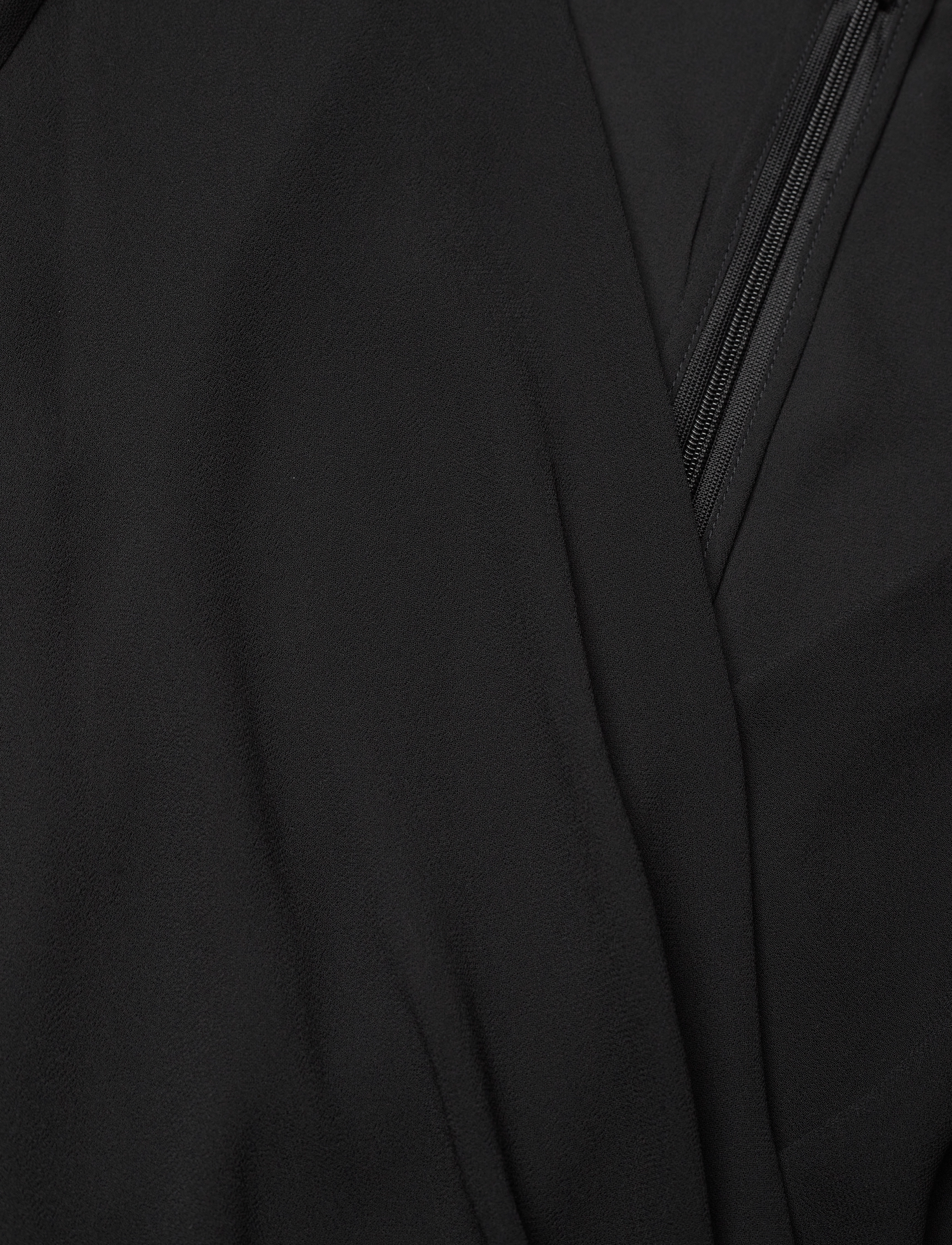 Lauren Ralph Lauren - Belted Georgette Dress - robes portefeuille - black - 2