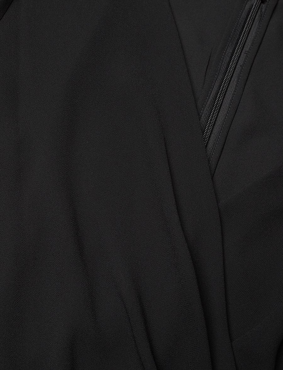 Lauren Ralph Lauren - Belted Georgette Dress - robes portefeuille - black - 2