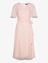 Lauren Ralph Lauren - Belted Georgette Dress - sukienki kopertowe - pink opal - 0