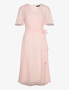 Belted Georgette Dress, Lauren Ralph Lauren