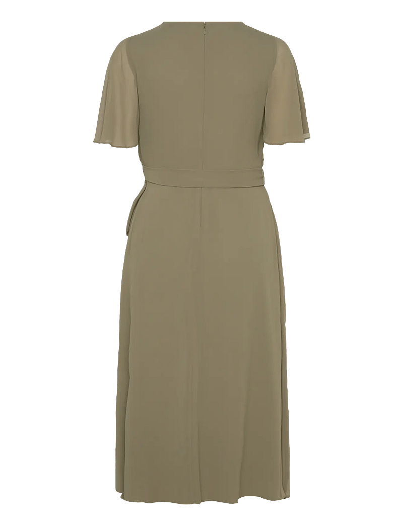 Lauren Ralph Lauren - Belted Georgette Dress - wickelkleider - sage green - 1