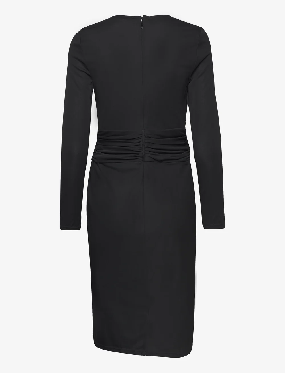 Lauren Ralph Lauren Ruched Stretch Jersey Surplice Dress Short Dresses Boozt