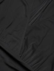 Lauren Ralph Lauren - Ruched Stretch Jersey Surplice Dress - vasaras kleitas - black - 3