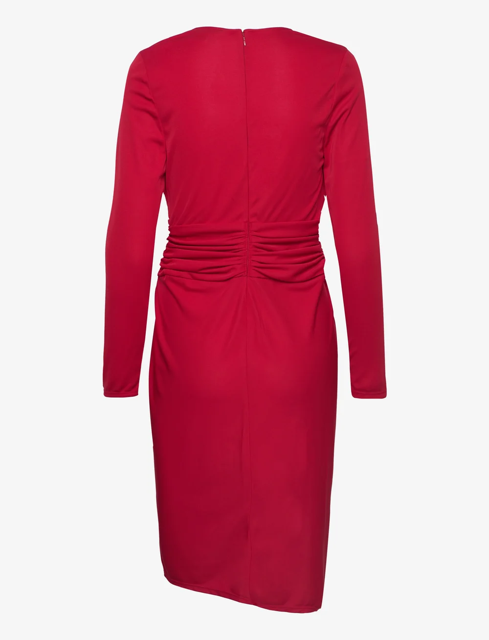 Ruched Stretch Jersey Surplice Dress