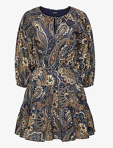 Paisley Cotton Voile Tiered Dress, Lauren Ralph Lauren