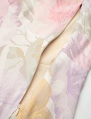 Lauren Ralph Lauren - Floral Bubble Crepe Tie-Neck Dress - sommerkjoler - cream multi - 3
