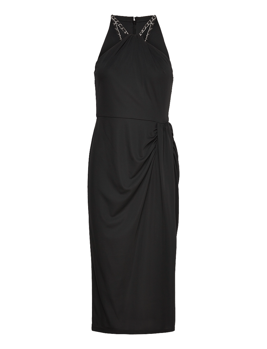 Lauren Ralph Lauren - Stretch Jersey Halter Dress - black - 0