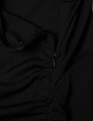 Lauren Ralph Lauren - Chain-Trim Stretch Jersey Cowlneck Dress - kleitas svinībām - black - 3