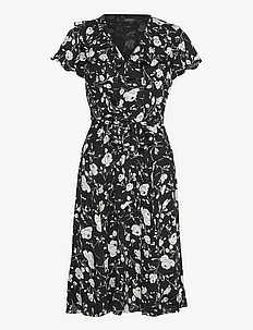 Floral Belted Georgette Dress, Lauren Ralph Lauren