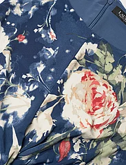 Lauren Ralph Lauren - Floral Twist-Front Stretch Jersey Dress - sommerkjoler - blue multi - 2