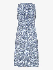 Lauren Ralph Lauren - Floral Surplice Jersey Sleeveless Dress - sukienki letnie - blue/cream - 1