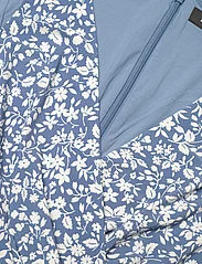 Lauren Ralph Lauren - Floral Surplice Jersey Sleeveless Dress - vasaras kleitas - blue/cream - 2