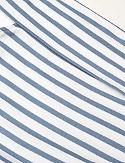 Lauren Ralph Lauren - Striped Off-the-Shoulder Midi Dress - sommerkjoler - white/pale azure - 3