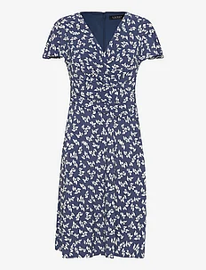 Floral Stretch Jersey Surplice Dress, Lauren Ralph Lauren