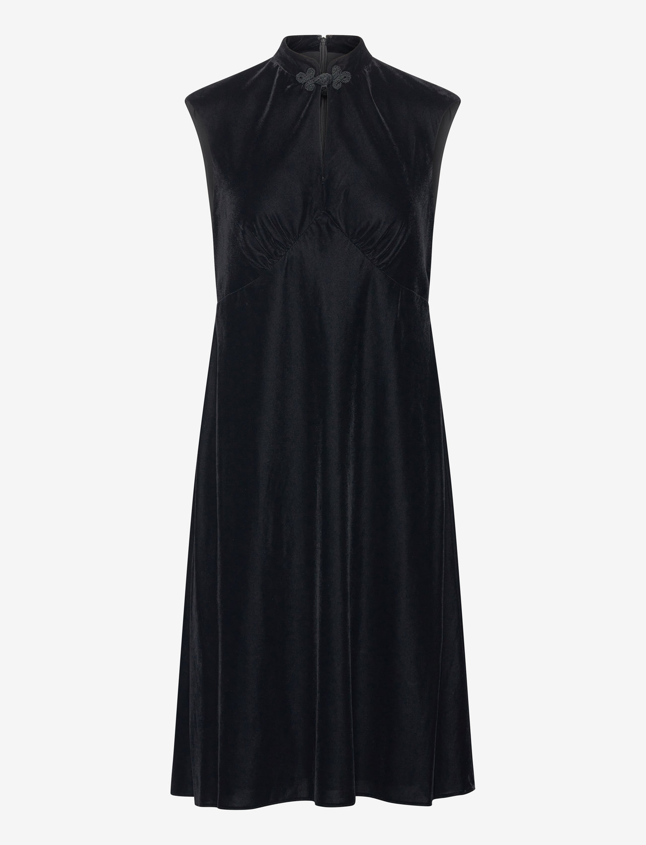 Lauren Ralph Lauren - Velvet Cap-Sleeve Dress - cocktailkleider - black velvet - 1