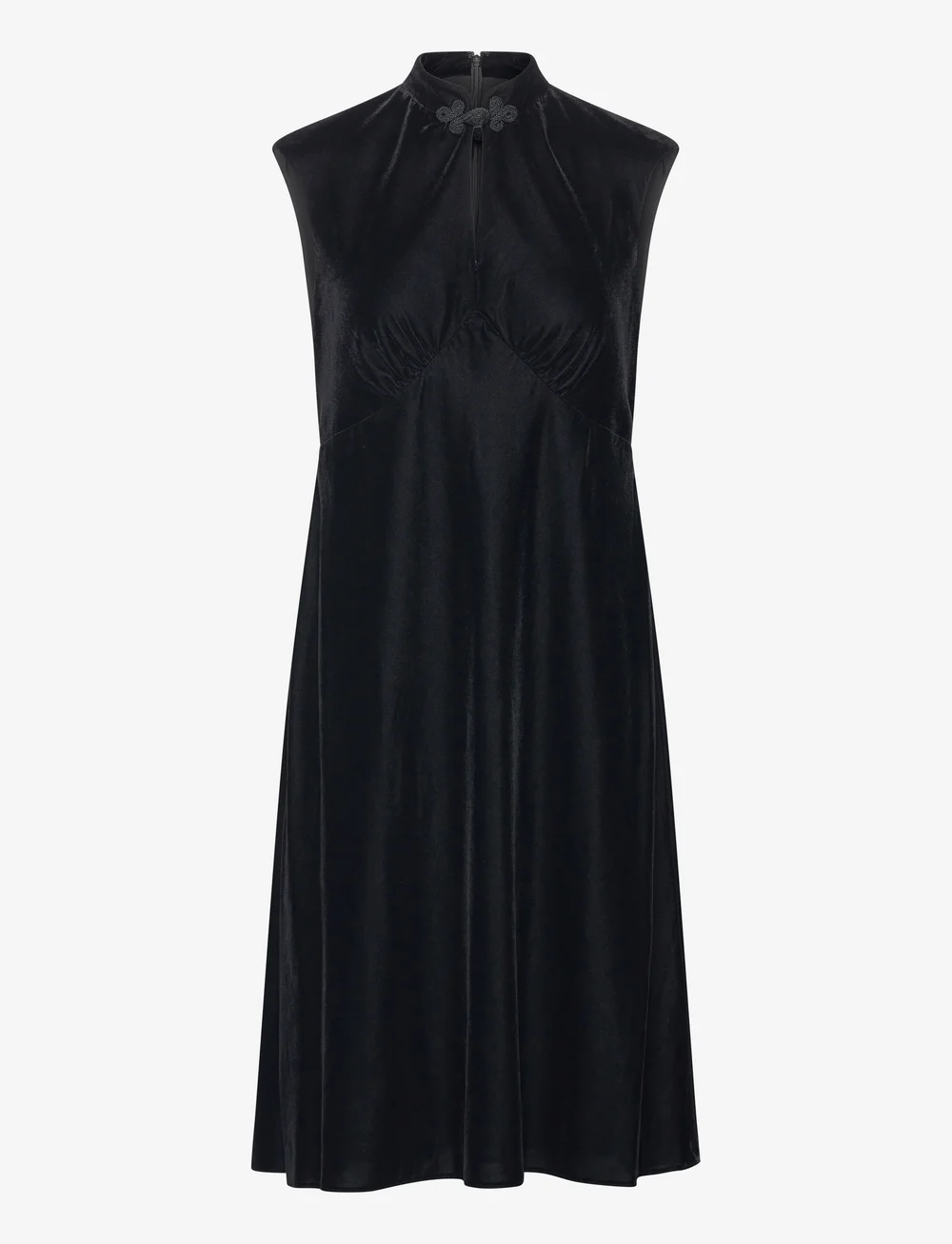 Lauren Ralph Lauren - Velvet Cap-Sleeve Dress - robes de cocktail - black velvet - 1