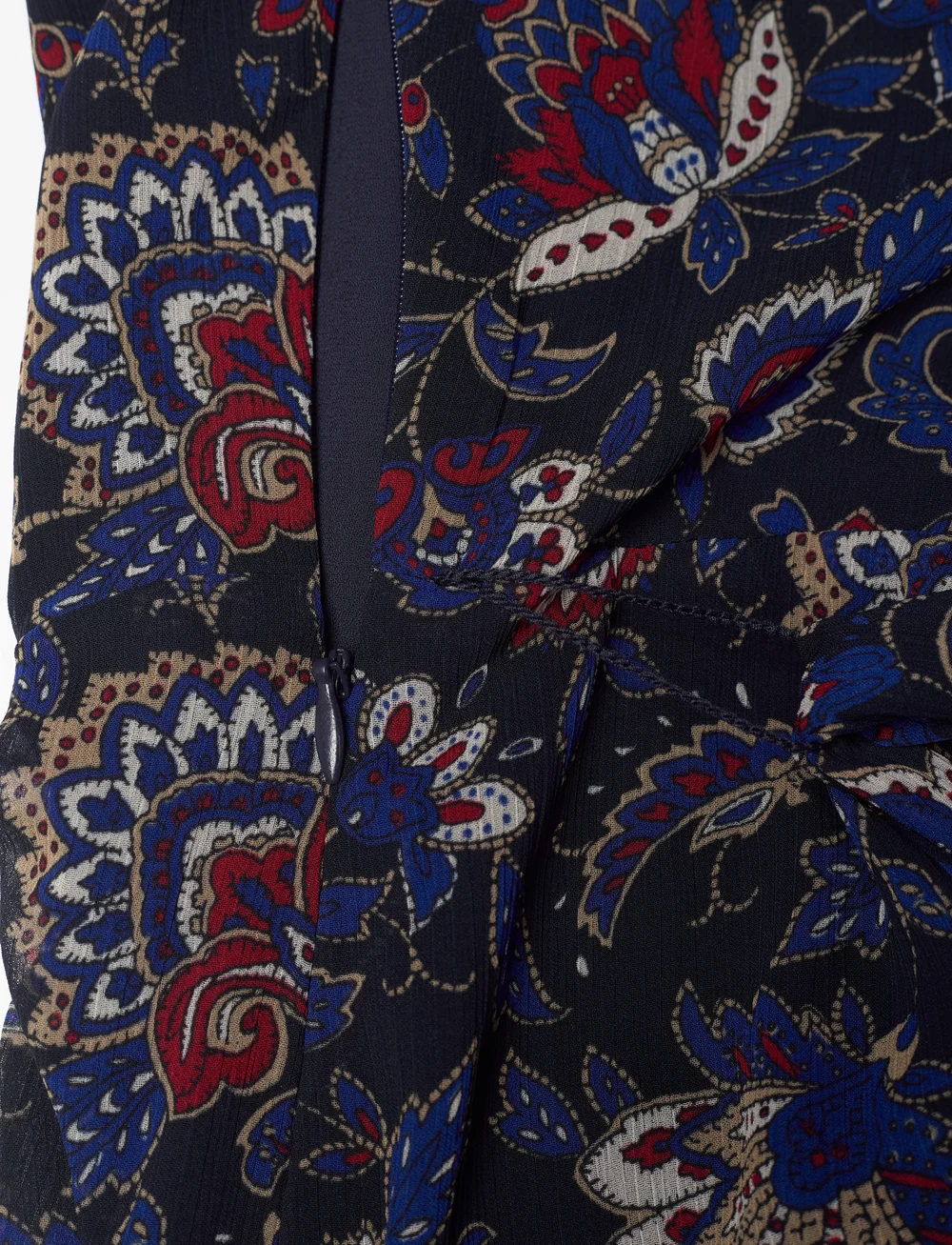 Lauren Ralph Lauren - Floral Ruffle-Trim Georgette Dress - cocktailklänningar - navy multi - 3