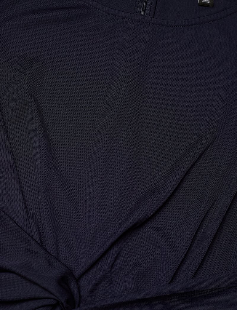 Lauren Ralph Lauren - Twist-Front Stretch Jersey Midi Dress - cocktailkjoler - lauren navy - 2