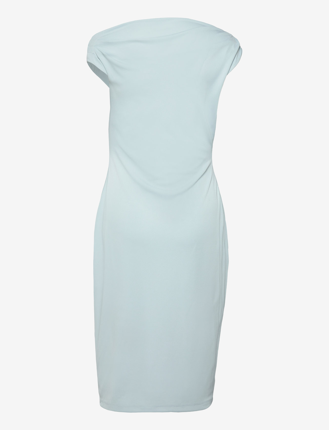 Lauren Ralph Lauren - Stretch Jersey Off-the-Shoulder Dress - festklänningar - aqua pearl - 1