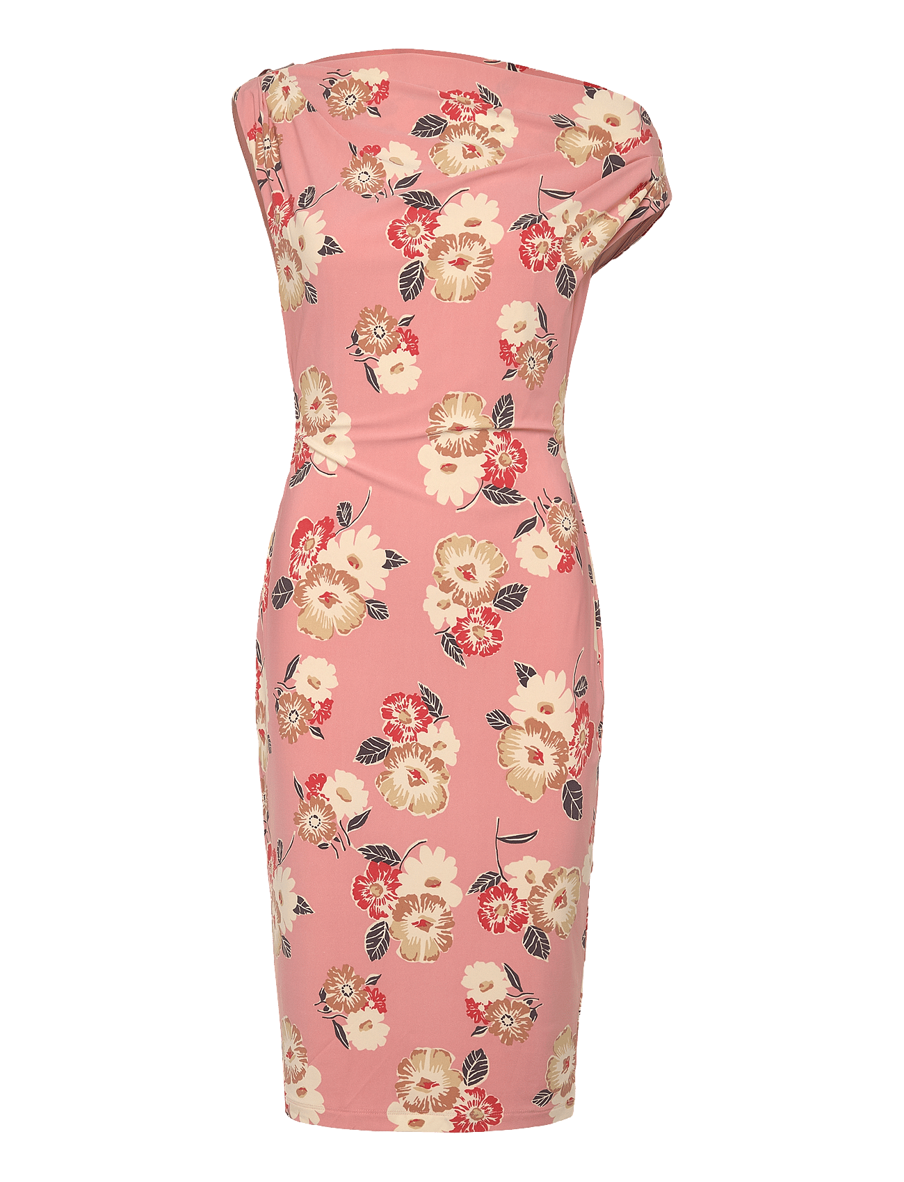 Lauren Ralph Lauren | Floral Jersey Off-The-Shoulder Dress | 46