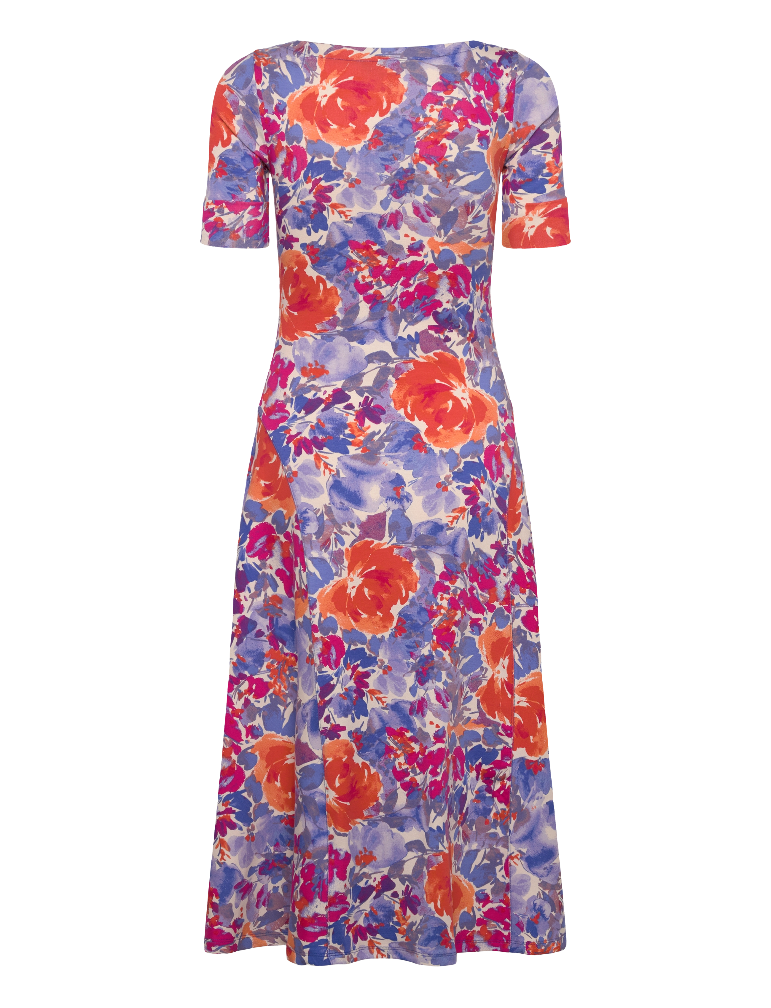 Lauren Ralph Lauren - REFINED STRETCH 1X1-DRESS - white multi - 1