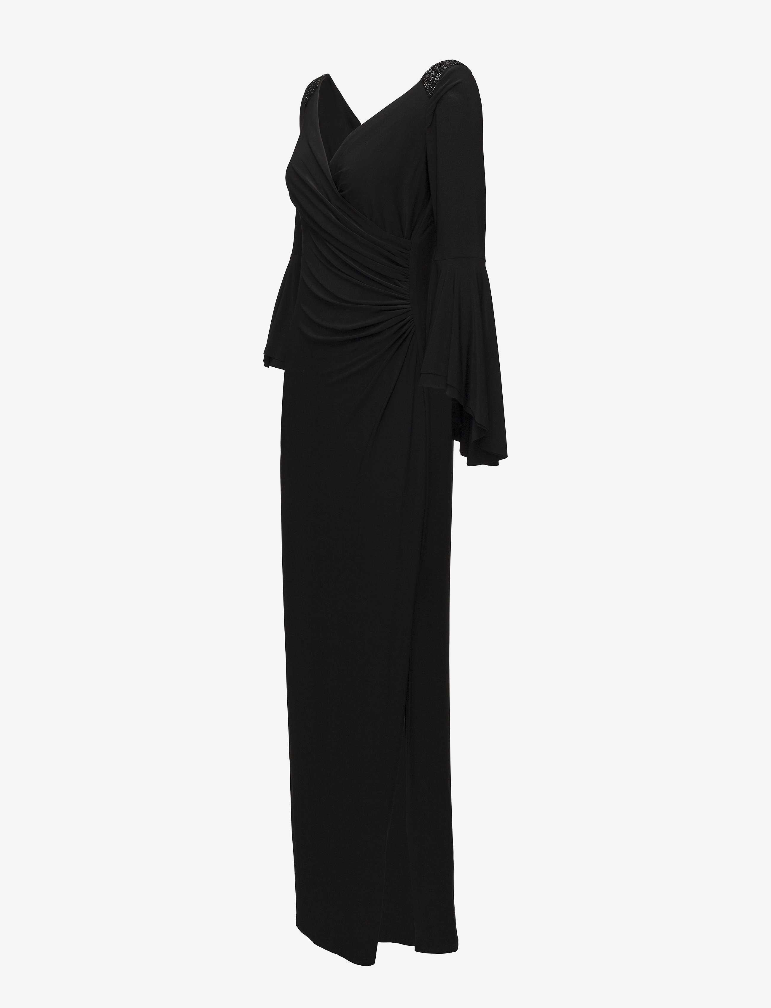 Lauren Ralph Lauren - 1T-MATTE JERSEY-KALEA EMB - black - 2